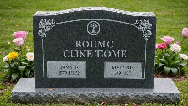 Personnalisez une plaque funéraire unique et écoresponsable